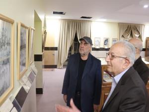 بازدید ریاست محترم دانشگاه علوم پزشکی تبریزاز موزه علوم پزشکی در معیت استاد پیشکسوت دکتر حیدر قلی توفیقی